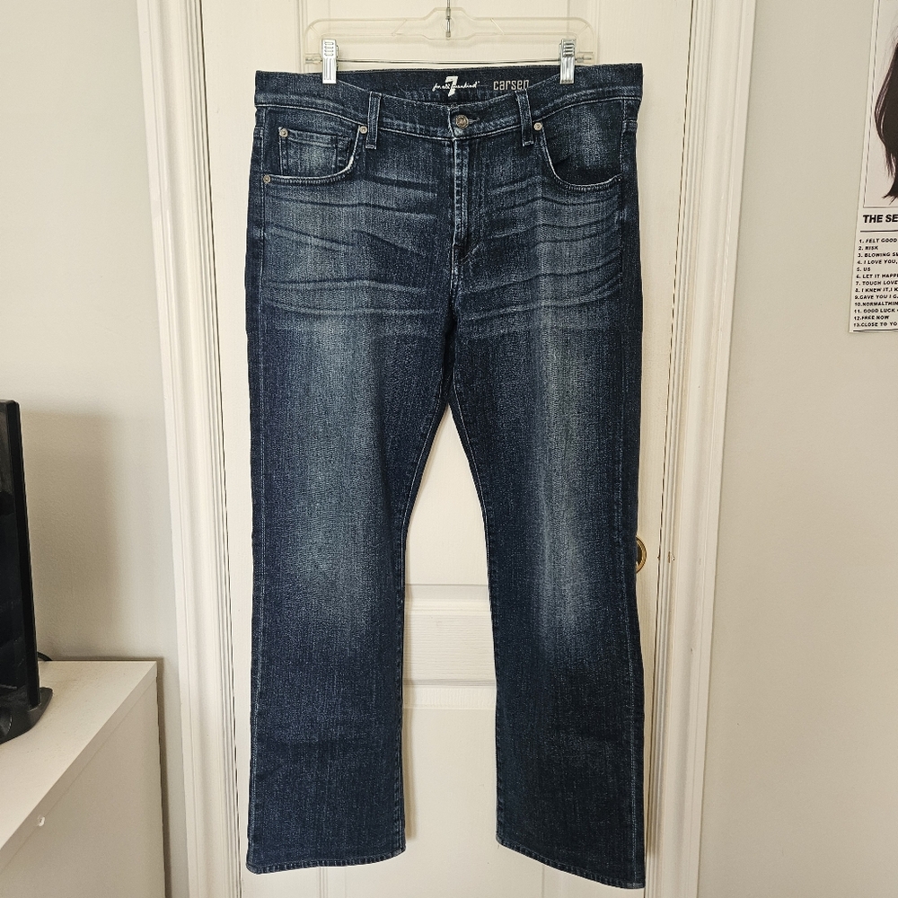 Mens Seven For All Mankind “Carsen” Jeans Size 36